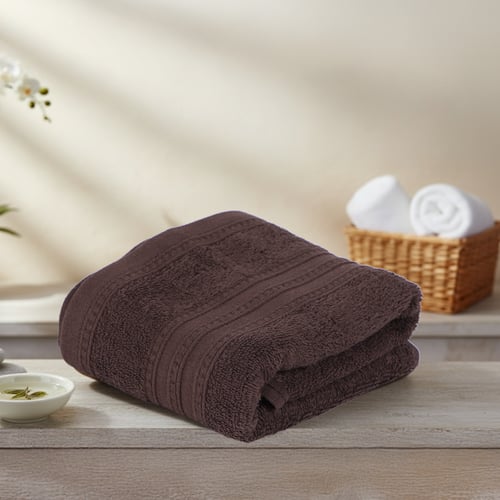 منشفة قطن - فيوريتا - مقاس صغير - 90*50 - بني