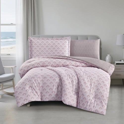 مفرش صيفي مفرد ونص 4 قطع - متعدد الألوان