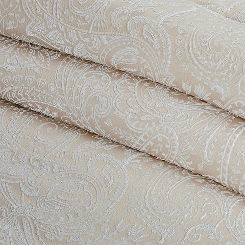 مفرش صيفي فاخر مزدوج جاكار مطرز 12 قطعة – لوتشيني...