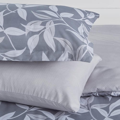 مفرش صيفي مفرد ونص 4 قطع - ليتون -رمادي - رصاصي