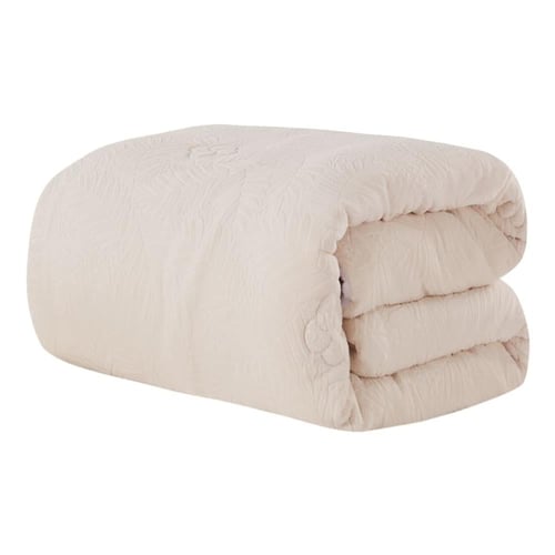 مفرش شتوي مخمل فرو محفور مفرد ونص 4 قطع - ليدورا -...