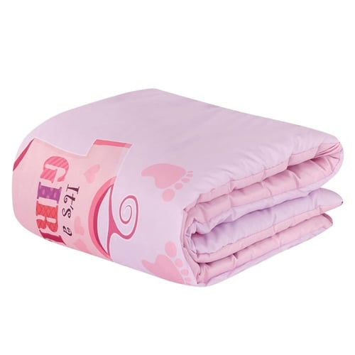 مفرش موآليد بحواجز 5 قطع - لارك - زهري