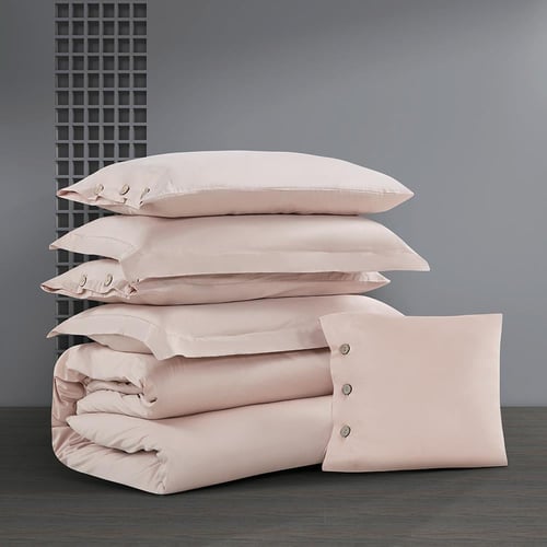 مفرش فندقي قطن عالي النعومة مزدوج 300 غرزه - 8 قطع...