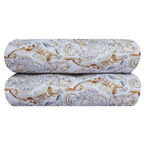 مفرش صيفي مزدوج 7 قطع - كلاودي - رصاصي - رمادي