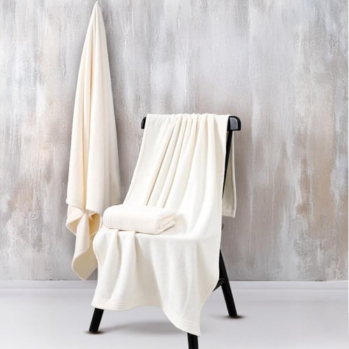 منشفة كورال فليس - إشيل - مقاس كبير - 90*180 - سكر...