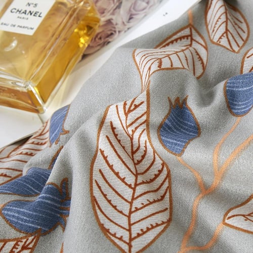 مفرش صيفي مفرد ونص 4 قطع - ليتون - زيتي فاتح - بيج