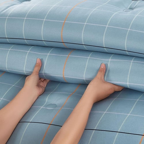 مفرش صيفي مفرد ونص 4 قطع - اليساندرا - تركوازي