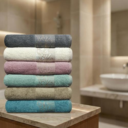 منشفة قطن - برافينا - مقاس كبير - 160*80 - متعدد ا...