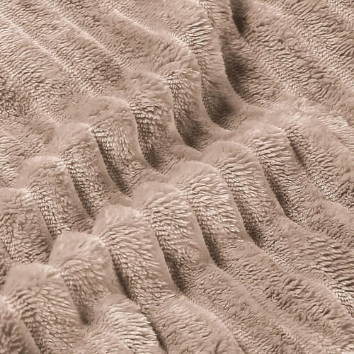 بطانية مخمل محفور اكاسيا 200 × 230 - بيج