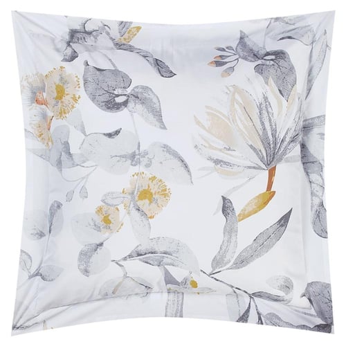 مفرش صيفي مزدوج 7 قطع - كلاودي - أبيض - رمادي