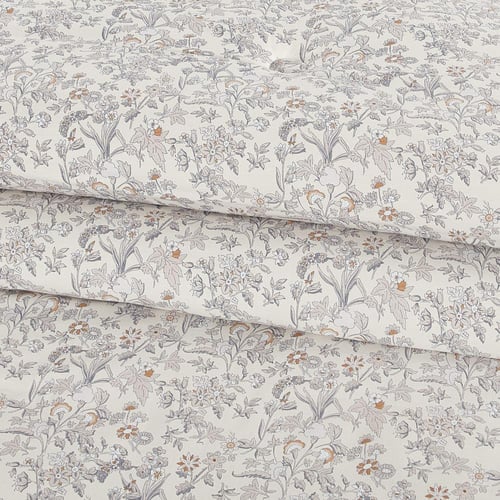 مفرش قطن صيفي مزدوج 8 قطع - زافيرا -اف وايت - بيج