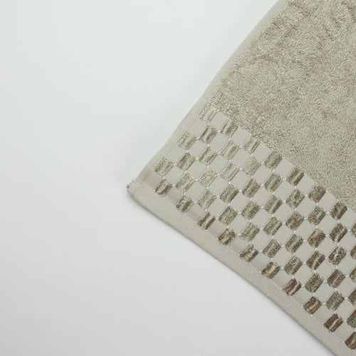 منشفة قطن ميرا مقاس 150x90 - بيج غامق