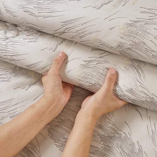 مفرش صيفي تنسيل قطن 300 غرزة محاك بتقنية الجاكار م...