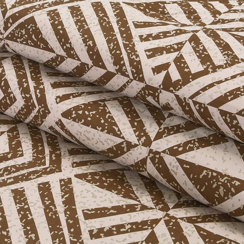 مفرش صيفي مفرد ونص 4 قطع - ليتون - بني - بيج