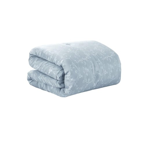 مفرش صيفي مزدوج جاكار 7 قطع - كولدارا -فيروزي فاتح