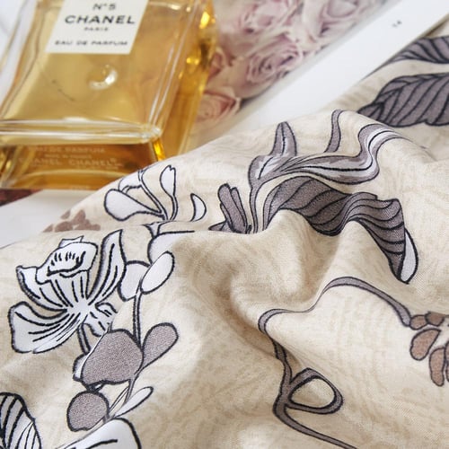 مفرش صيفي مزدوج 6 قطع - ايفانو - بيج