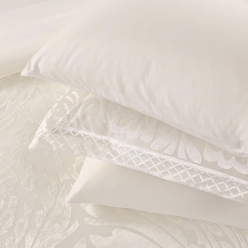 مفرش صيفي مزدوج جاكار شانيل 8 قطع - فابيانا - كريم...