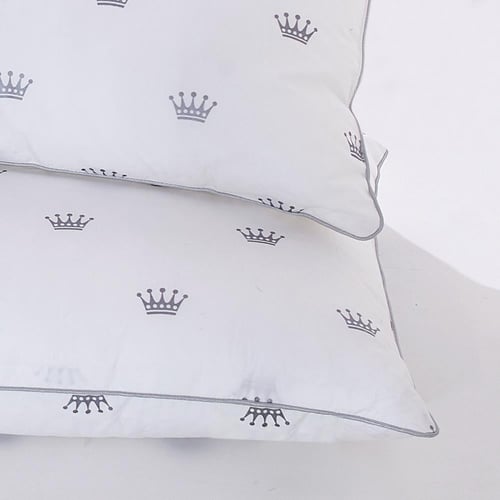 مفرش صيفي كوين تنسيل قطن 300 غرزة + مخدة هدية