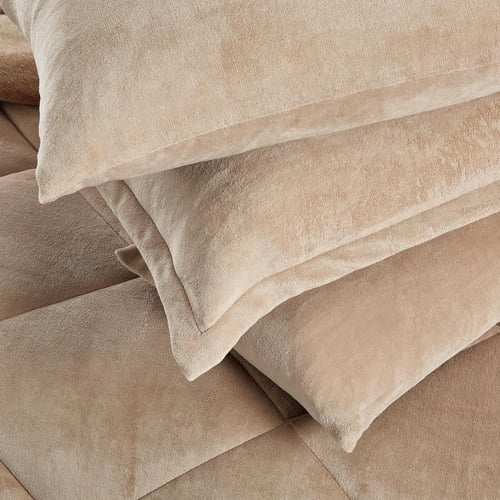 مفرش شتوي مخمل فرو مقاس كوين 6 قطع - لوريفا بيج-