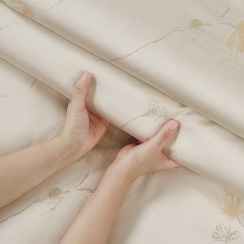 مفرش صيفي مزدوج تنسيل قطن 300 غرزة + مخدة هدية