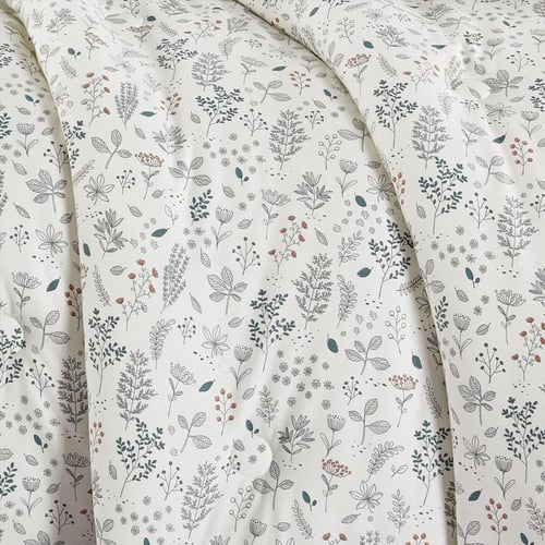 مفرش قطن صيفي مفرد ونص ٤ قطع - نولين - سكري - رماد...