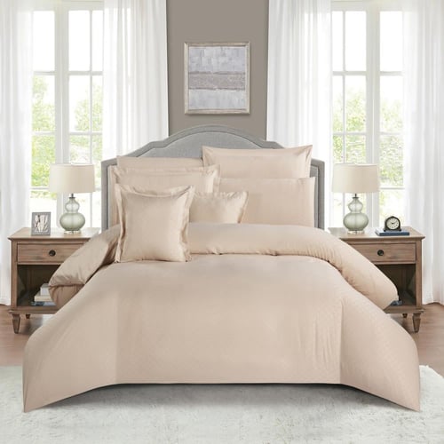 مفرش فندقي فاخر مزدوج ناعم 11 قطعة – سولين Soline-...