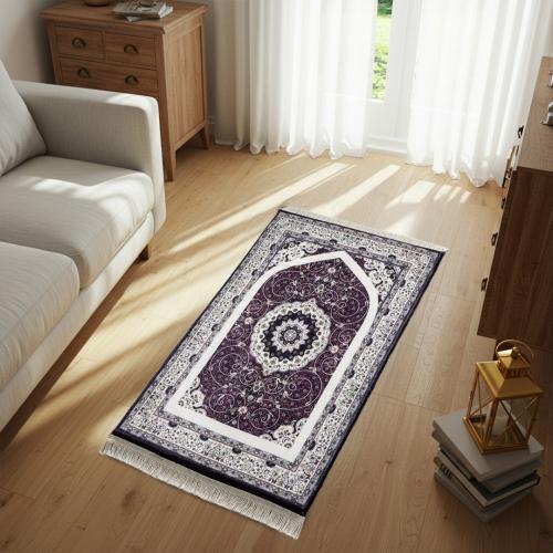 سجادة صلاة ميميوري فوم -سكينة - كريمي - كحلي