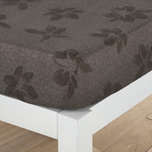 مفرش صيفي مفرد ونص 4 قطع - ليتون - كريمي - بني غام...