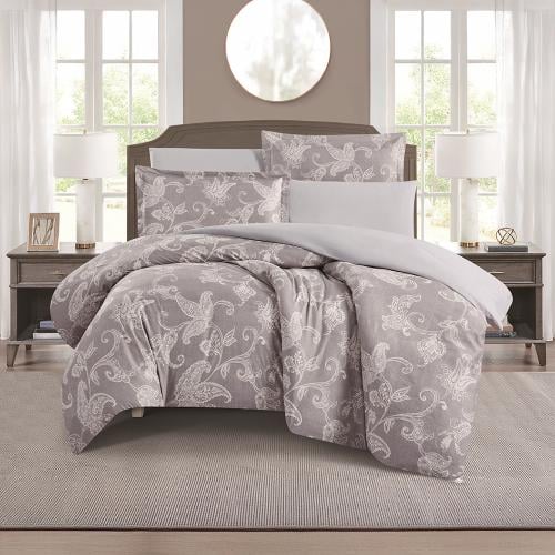 طقم بيت لحاف بدون حشوة مفرد ونص 4 قطع - ارولينا -...