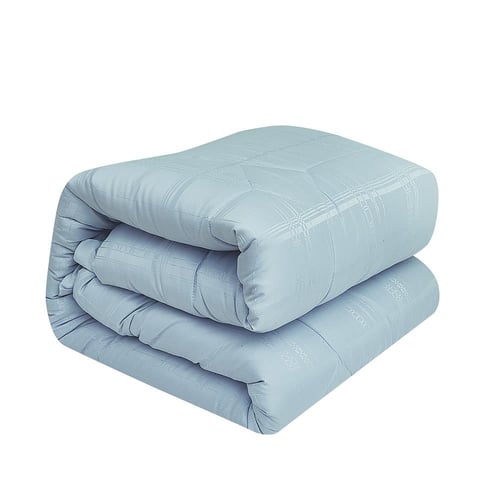 مفرش فندقي مزدوج 6 قطع - نوريا - رصاصي