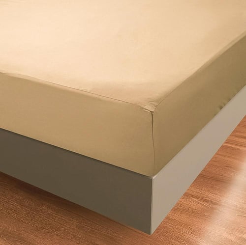 طقم شرشف قطن مزدوج مغاط - 3 قطع