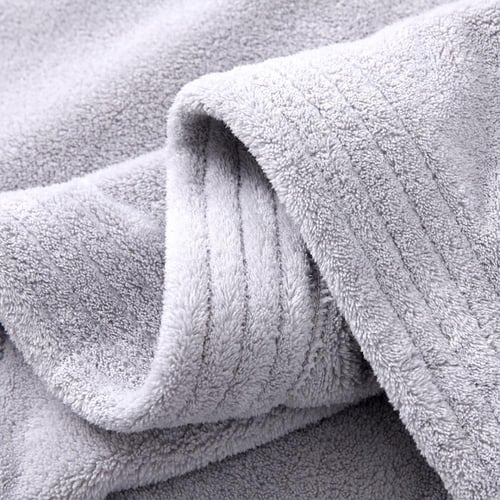 منشفة كورال فليس - إشيل - مقاس كبير - 90*180 - رصا...