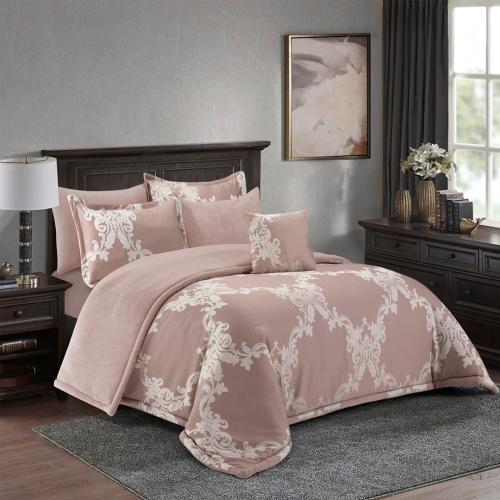 مفرش شتوي مناسب لمقاس كوين ومفرد ونص جاكار فرو 5 ق...