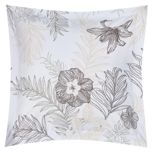 مفرش صيفي مزدوج 7 قطع - كلاودي - أبيض - رمادي