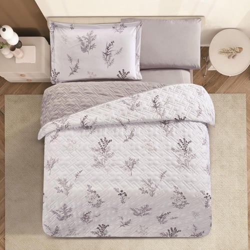 مفرش صيفي مفرد ونص حشوة مضغوطه 4 قطع - افروديت - ا...