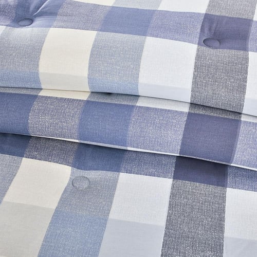 مفرش قطن صيفي مفرد ونص 4 قطع - فاليريا -رصاصي - رم...