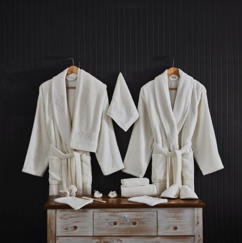 طقم روب عرائسي قطن 13 قطعه - ميرين -سكري - سكري