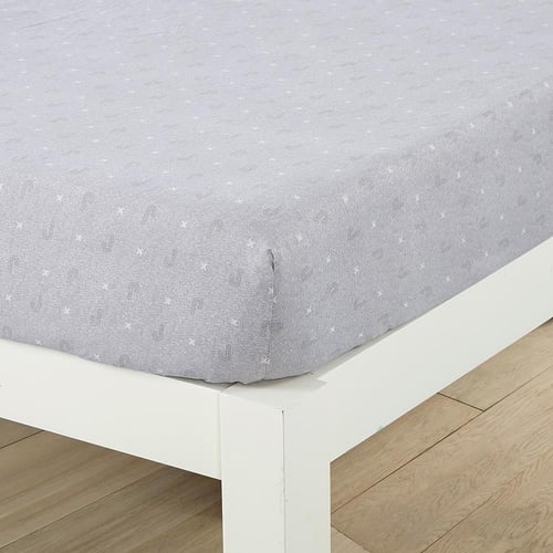 مفرش صيفي مفرد ونص 4 قطع - ليتون - سماوي - رصاصي