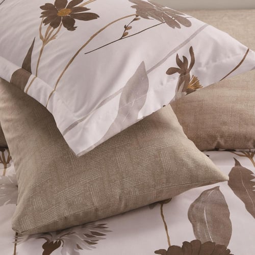 مفرش صيفي مفرد ونص 4 قطع - ليتون -سكري - بيج غامق