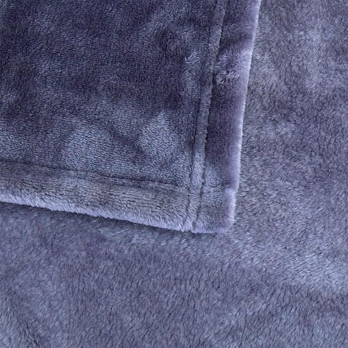 بطانية مخمل مزدوج - جولي - كحلي