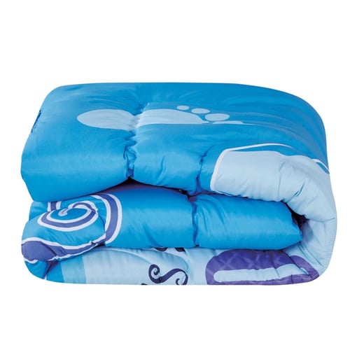 مفرش موآليد بحواجز 5 قطع - لارك - أزرق