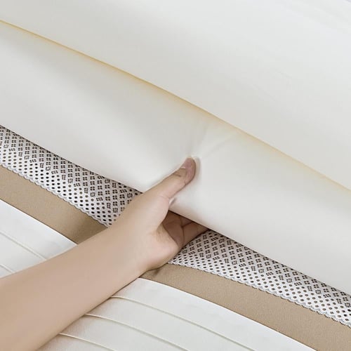 مفرش صيفي مزدوج مطرز فاخر 12 قطعة - لوسو - سكري