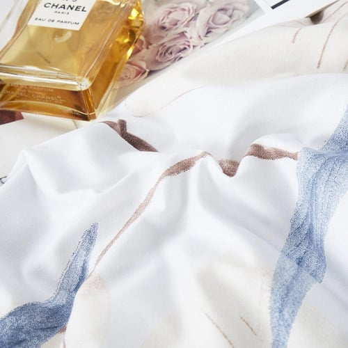 مفرش صيفي مزدوج 6 قطع - ايفانو - كريمي - فيروزي