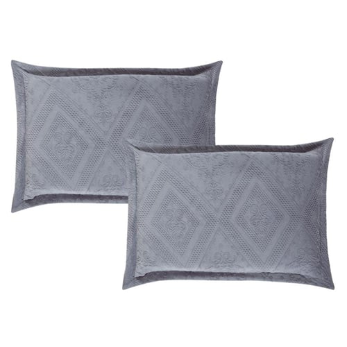 مفرش شتوي مخمل فرو مفرد ونص 4 قطع - موريل - رمادي