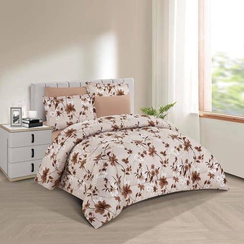 مفرش صيفي مزدوج 6 قطع - كاليندا - متعدد الألوان