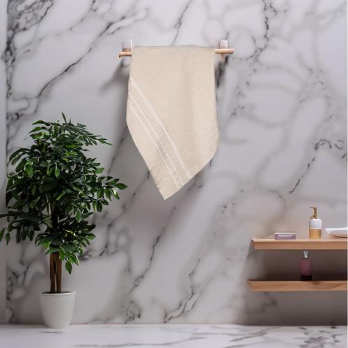 منشفة قطن روسالين مقاس كبير 90*150 - بيج