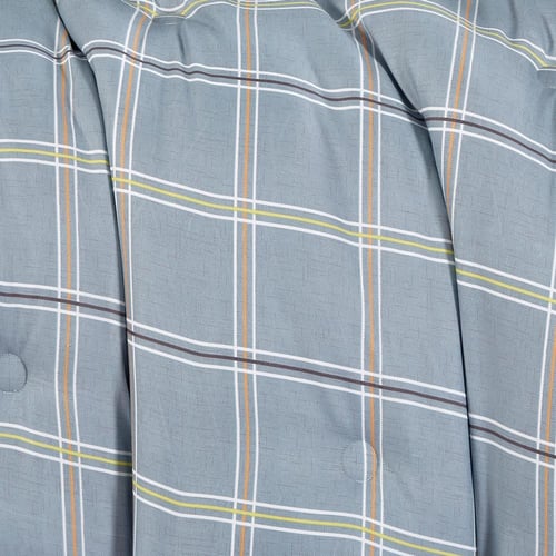 مفرش صيفي مفرد ونص 4 قطع - اليساندرا - رمادي - رصا...