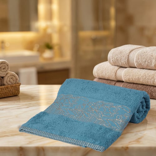 منشفة قطن - برافينا - مقاس كبير - 160*80 - متعدد ا...