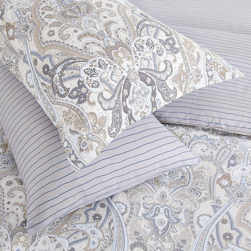 مفرش قطن صيفي مفرد ونص ٤ قطع - فاليريا -بيج فاتح -...