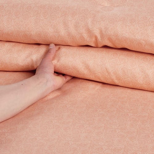 مفرش صيفي مفرد ونص 4 قطع - ليتون -برتقالي